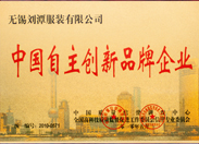中國自主創(chuàng)新品牌企業(yè)
