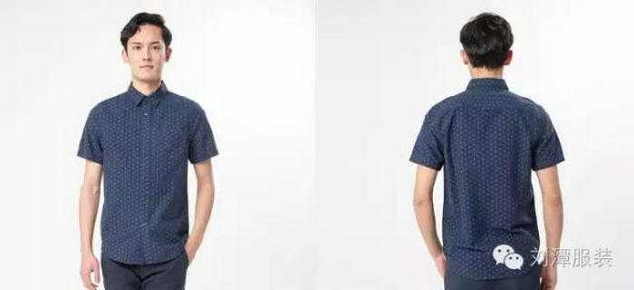 劉潭服裝襯衫搭配時尚清新示范