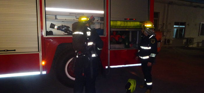 劉潭服裝聯(lián)合無錫北塘劉潭消防中隊(duì)進(jìn)行消防演練