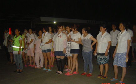 劉潭服裝：安全生產(chǎn)月之宿舍安全檢查