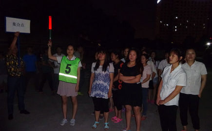 安全生產(chǎn)月，劉潭服裝進(jìn)行宿舍緊急疏散演習(xí)