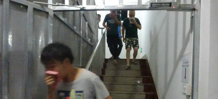 安全生產(chǎn)月，劉潭服裝進(jìn)行宿舍緊急疏散演習(xí)