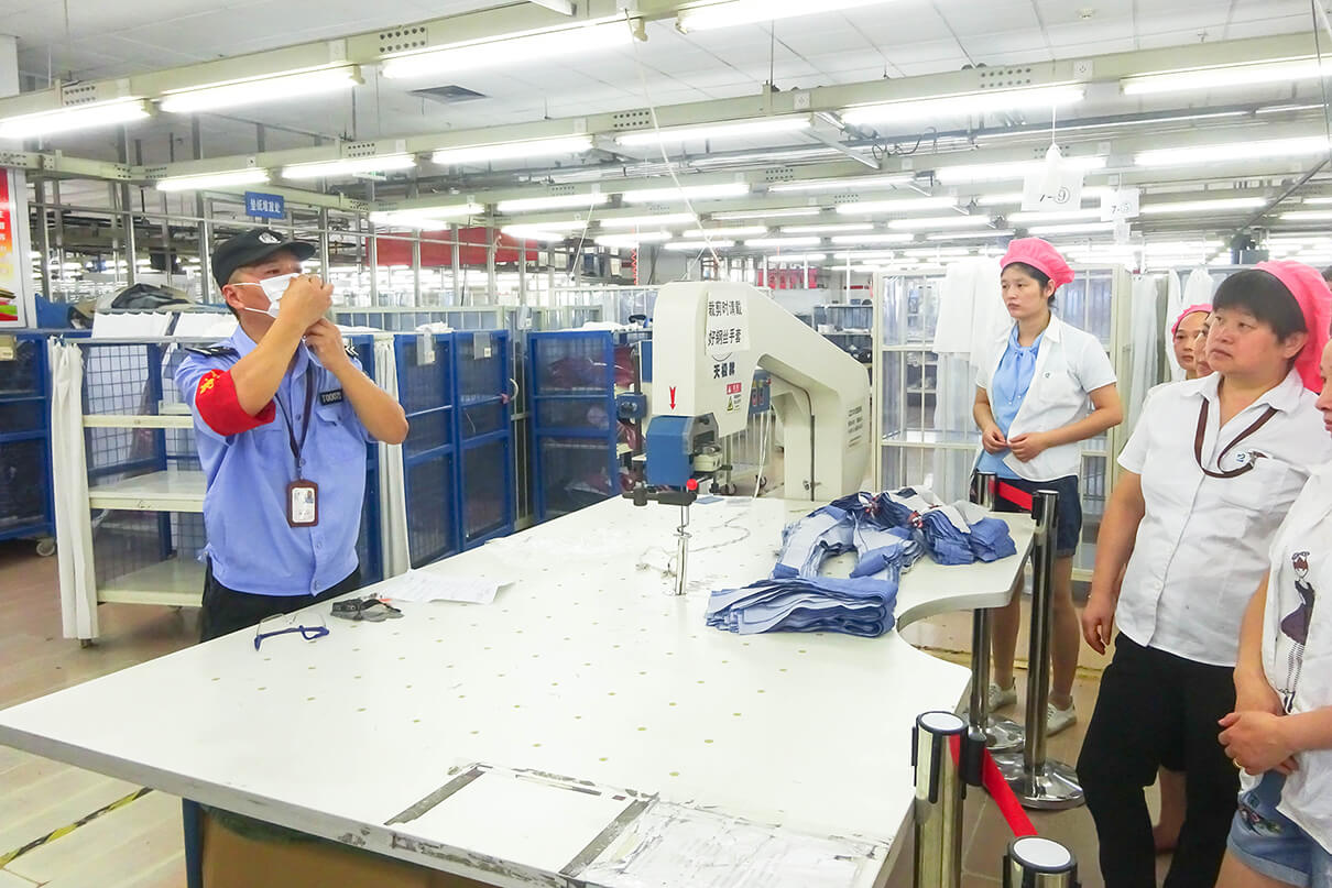 劉潭服裝勞保用品培訓(xùn)