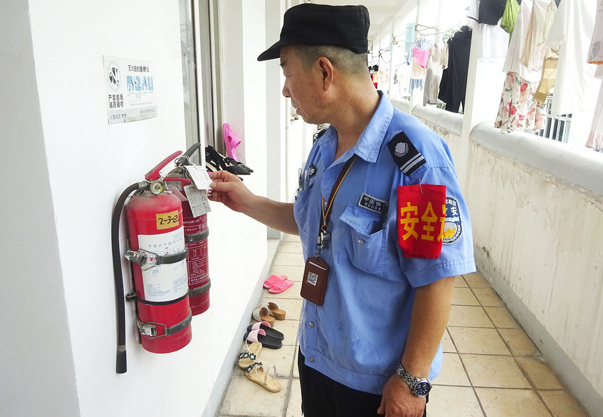 劉潭服裝宿舍消防檢查