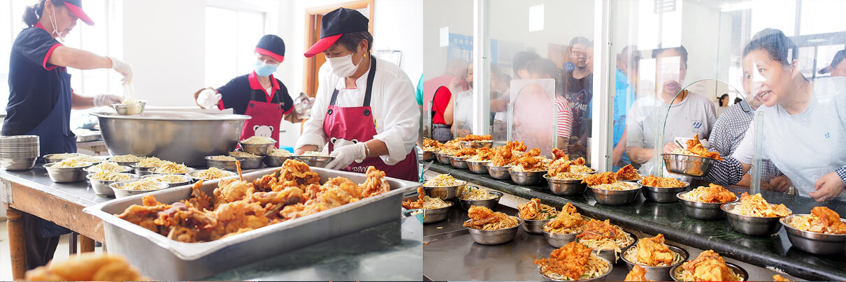 劉潭服裝為黨慶生