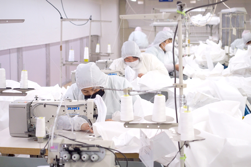 劉潭服裝防護服