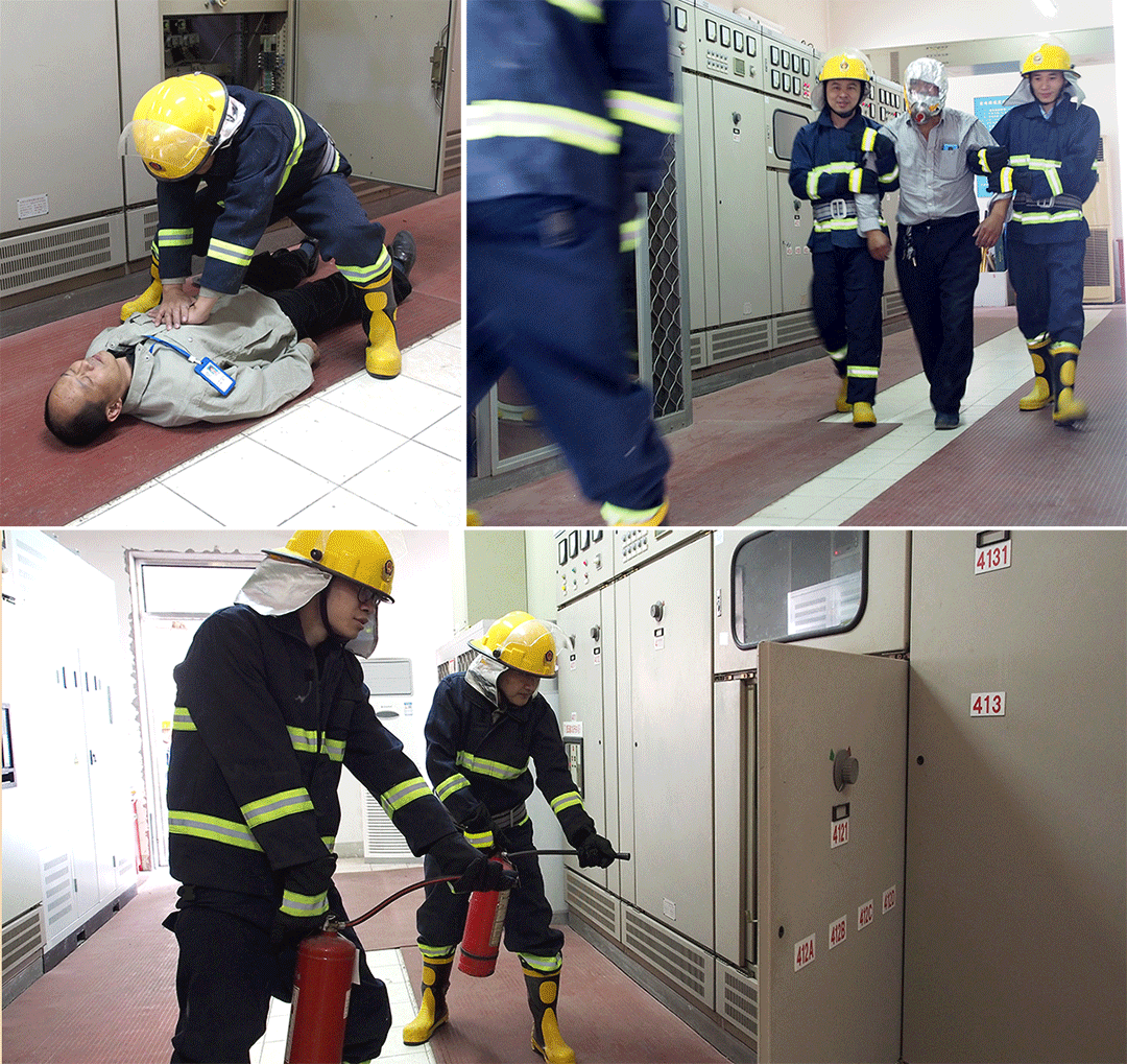 劉潭服裝消防宣傳月