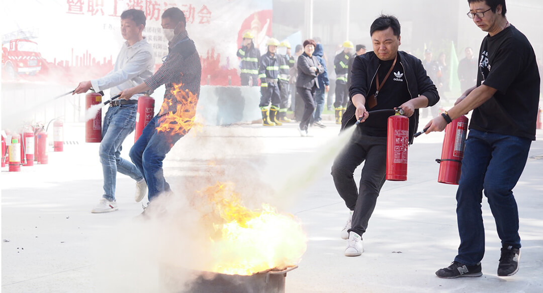 劉潭服裝消防宣傳月