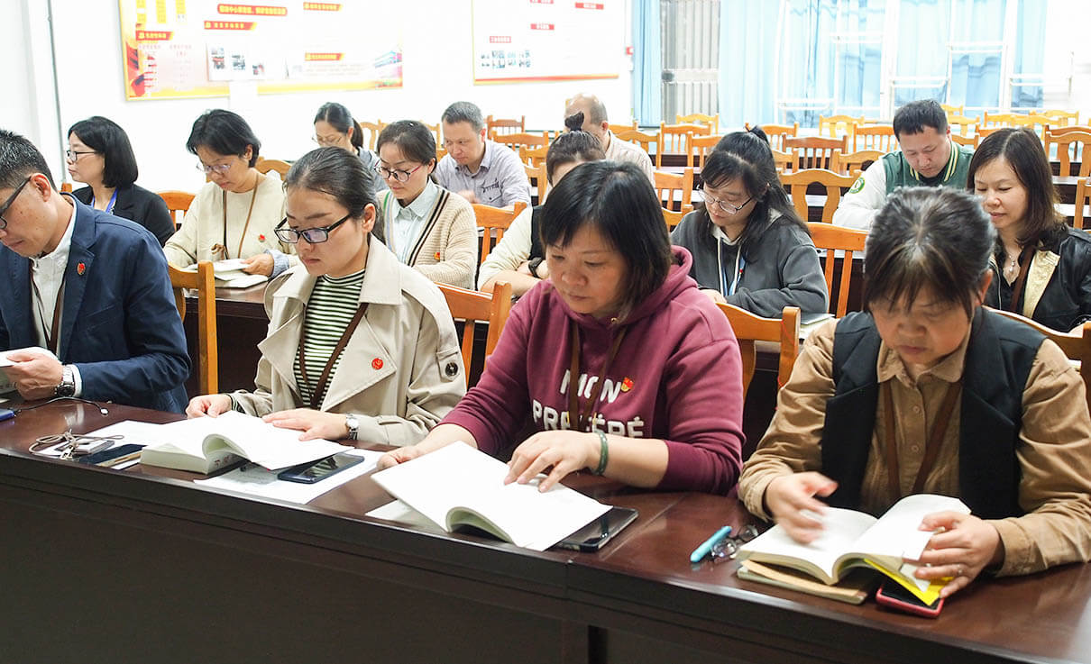 劉潭服裝黨課學(xué)習(xí)