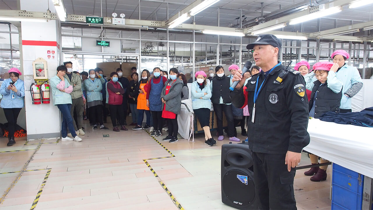 劉潭服裝反恐宣傳