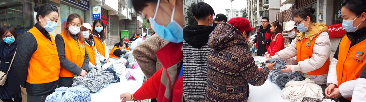 劉潭服裝廠開展學(xué)雷鋒文明實踐進社區(qū)活動