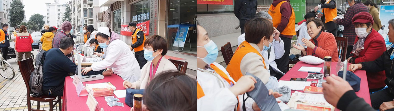 劉潭服裝廠開展學(xué)雷鋒文明實踐進社區(qū)活動