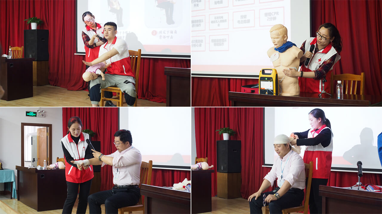 劉潭服裝廠紅十字應(yīng)急救護(hù)培訓(xùn)