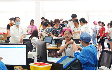 完成二針疫苗接種！劉潭服裝廠喊你快加入