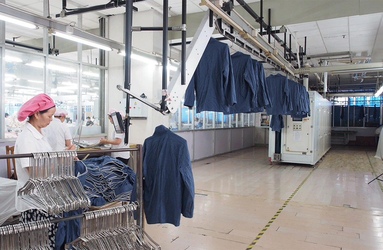 劉潭服裝智能化