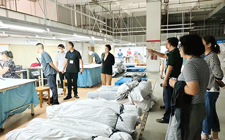 劉潭服裝廠：參觀指導(dǎo)同發(fā)展，攜手共進(jìn)促提升