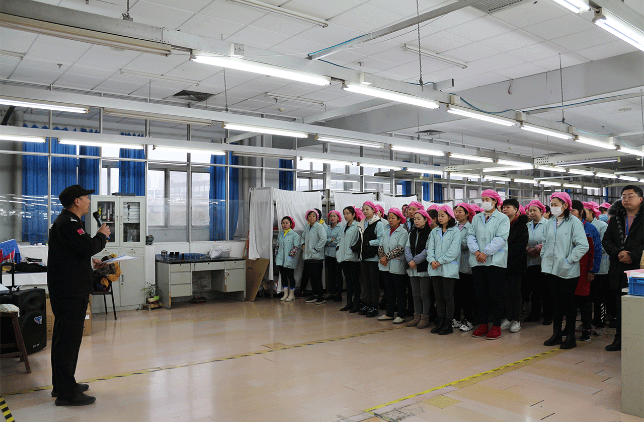 劉潭服裝廠開(kāi)展節(jié)前安全生產(chǎn)教育