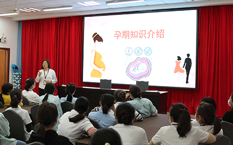 守護健康，劉潭服裝廠開展孕期知識大講堂