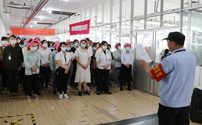 劉潭服裝廠組織開展防災(zāi)減災(zāi)宣傳教育活動(dòng)