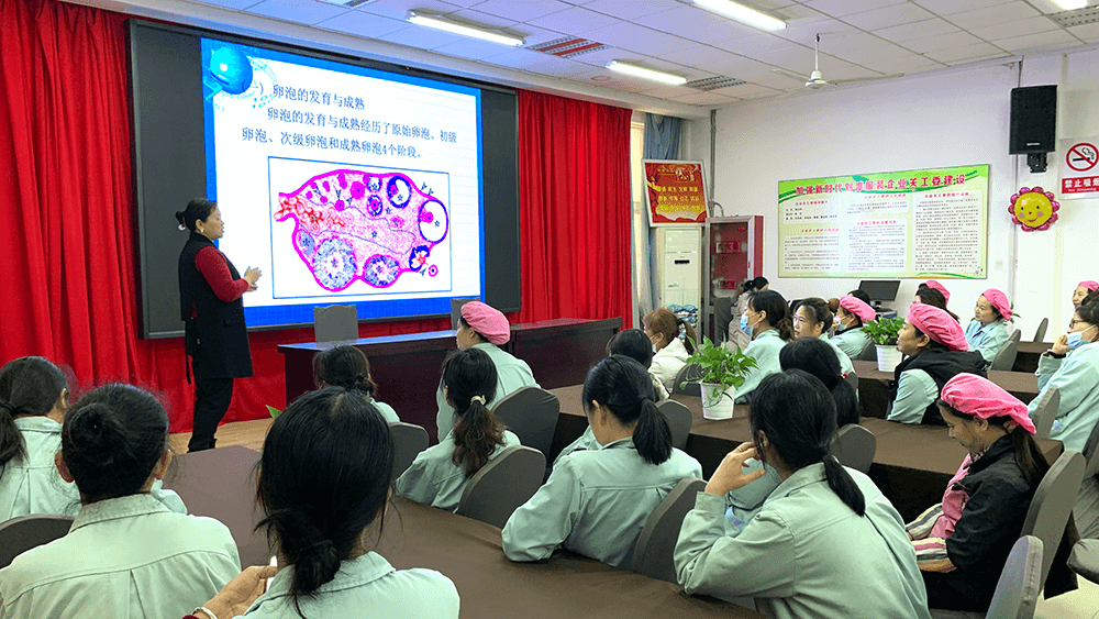 劉潭服裝開展關(guān)注女性健康專題講座