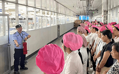 劉潭服裝開展特殊工種員工夏季消防安全培訓(xùn)