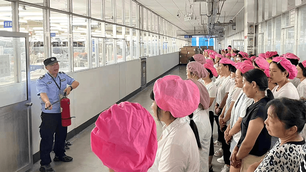劉潭服裝開展特殊工種員工夏季消防安全培訓(xùn)