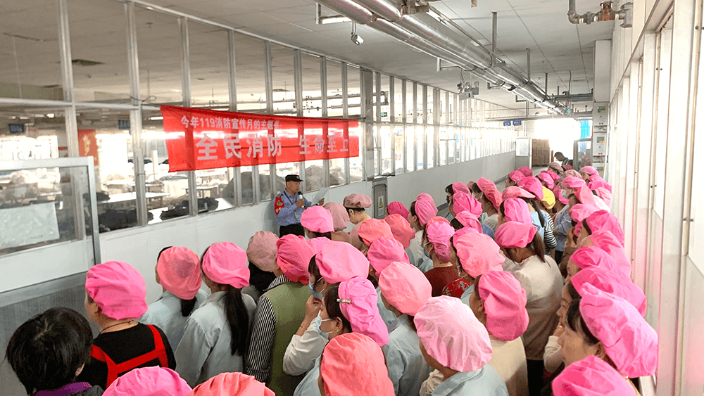 消防宣傳月：劉潭服裝消防安全培訓(xùn)不停歇