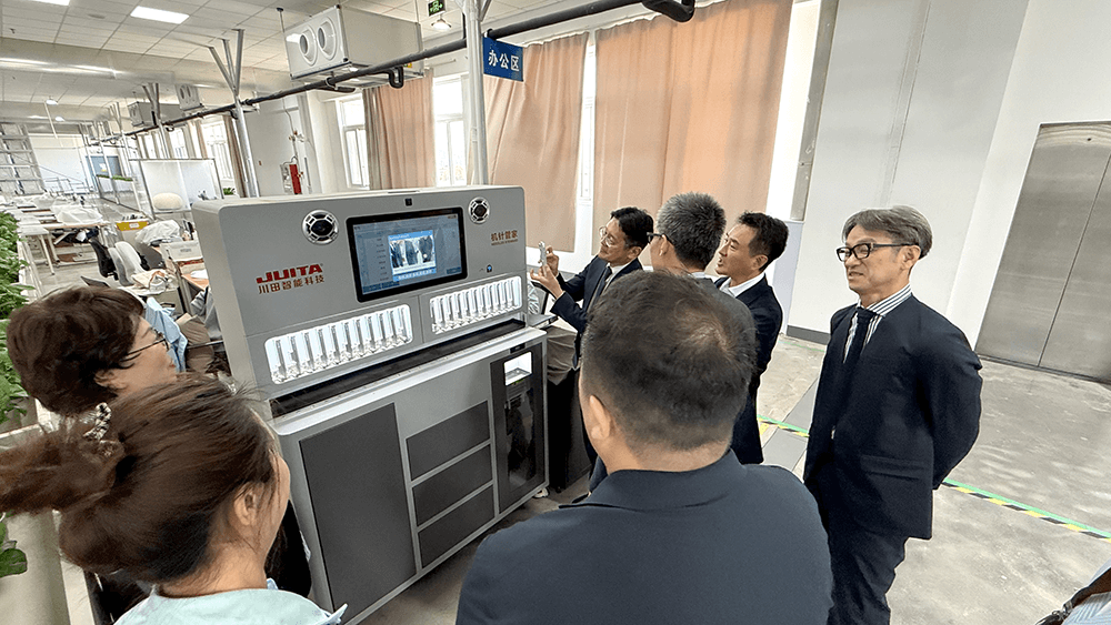 日本重要客戶到訪劉潭服裝，共探合作新機(jī)遇