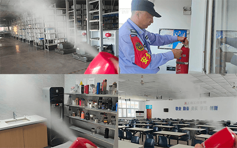 劉潭服裝：定期消殺，為園區(qū)安全保駕護(hù)航