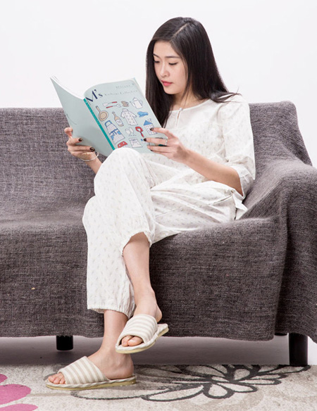 梭織全棉印花睡衣