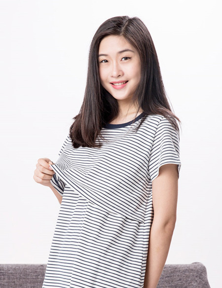 全棉針織哺乳睡衣