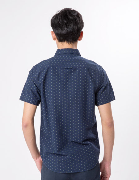 牛津紡印花襯衫