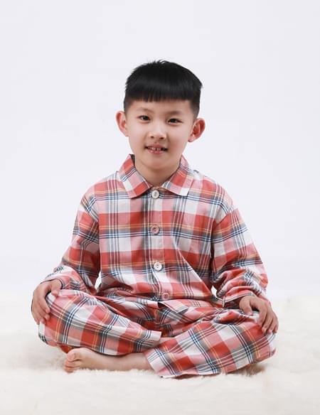 府綢男童睡衣套