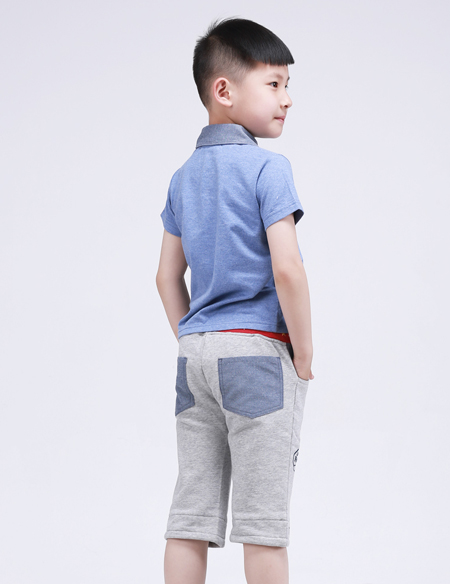 兒童印花POLO衫
