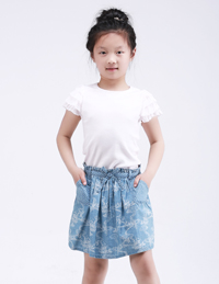 蕾絲邊夏季短袖