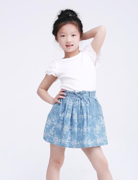 蕾絲邊夏季短袖