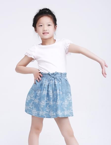 蕾絲邊夏季短袖