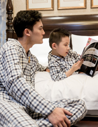 親子雙層紗睡衣套