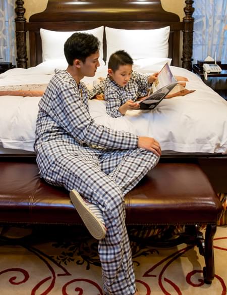 親子雙層紗睡衣套