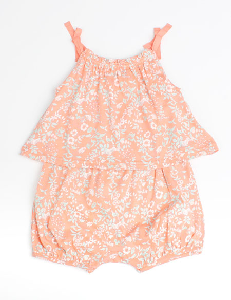 無(wú)袖蝴蝶結(jié)爬爬服