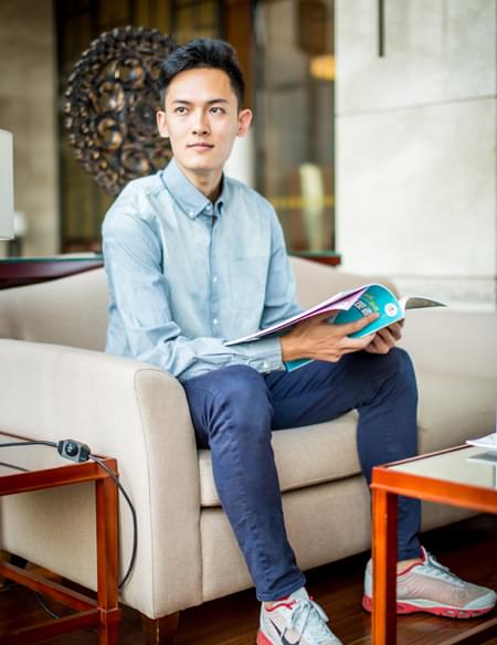 男式牛仔長袖襯衫