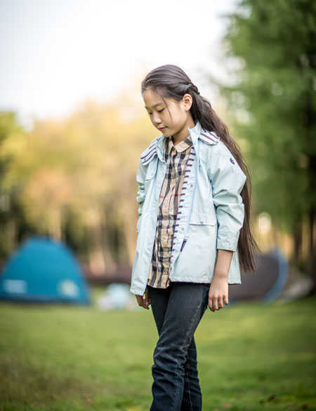 女童休閑長(zhǎng)袖外套