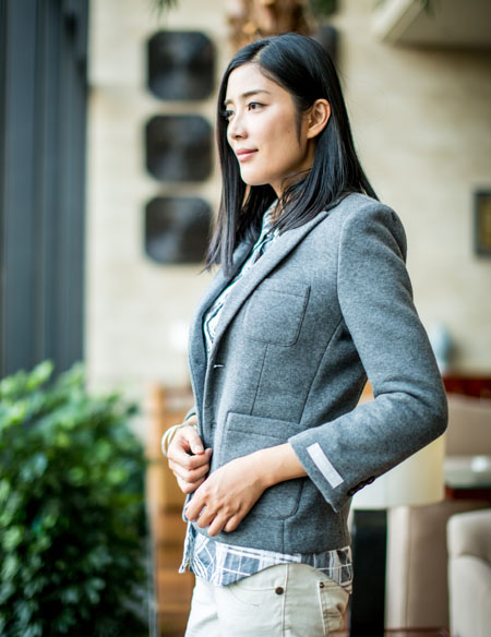 母女長袖尼外套