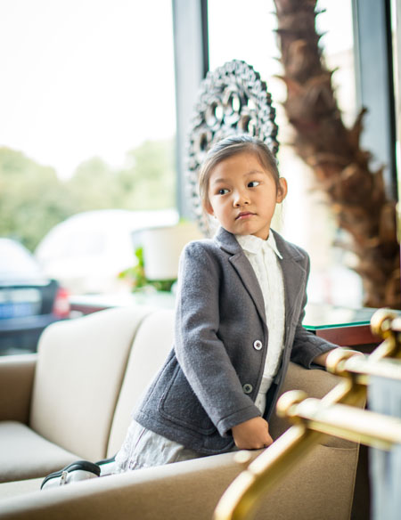 母女長袖尼外套