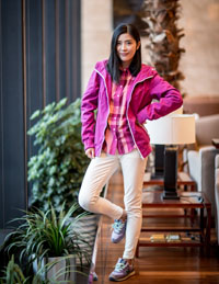 女士長袖連帽外套