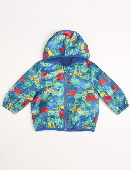 男童休閑印花長(zhǎng)袖連帽外套