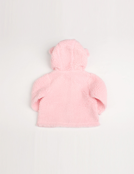 嬰兒可愛(ài)連帽絨外套