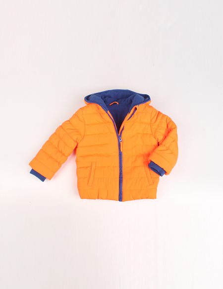 男童連帽外出棉服