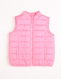 無(wú)領(lǐng)粉色小背心