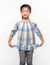 泡泡紗襯衫雙層紗七分褲